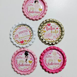 Little Ballerina Bottle Cap Set