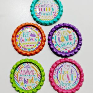 Always Be Kind Bottle Cap Set