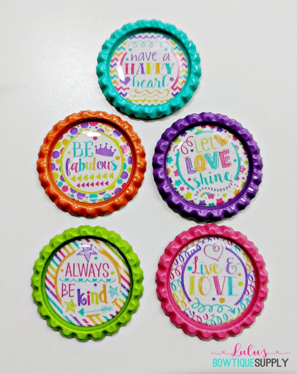 Always Be Kind Bottle Cap Set