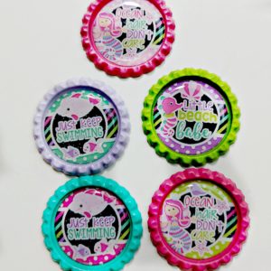 Ocean Hair Don't Care Bottle Cap Set
