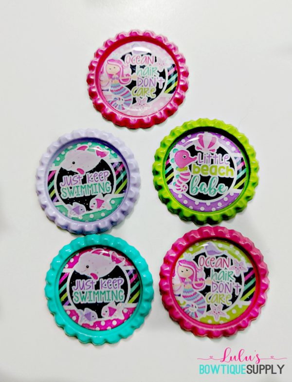 Ocean Hair Don't Care Bottle Cap Set