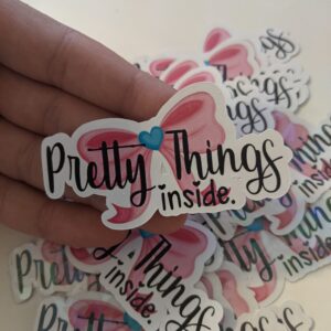 Stickers "Pretty Things Inside" 10pcs