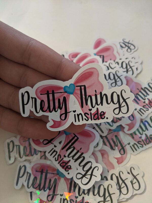 Stickers "Pretty Things Inside" 10pcs