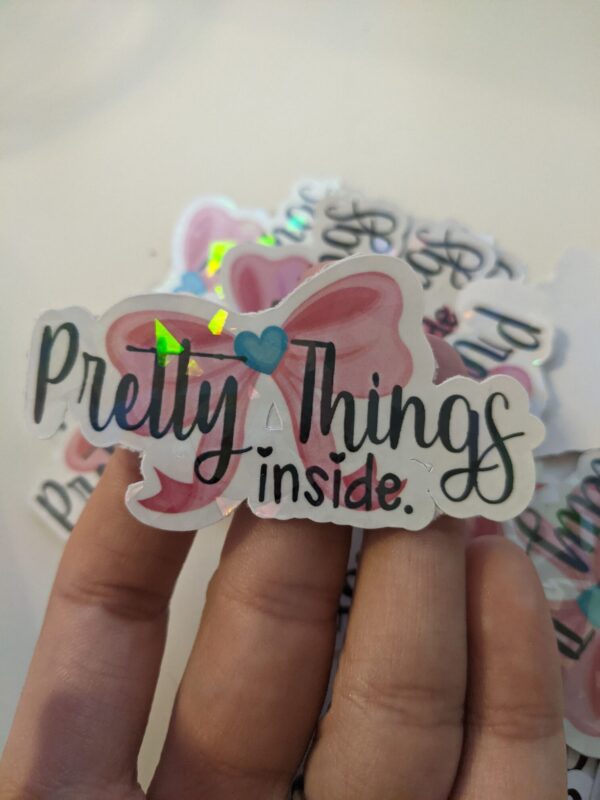 Stickers "Pretty Things Inside" 10pcs - Image 2