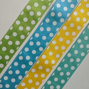1.5 White Glitter Dots