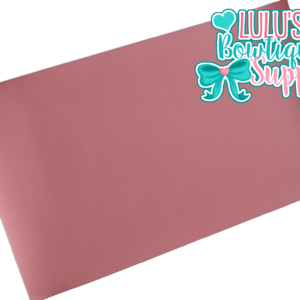Coral Pink Solid Faux Leather