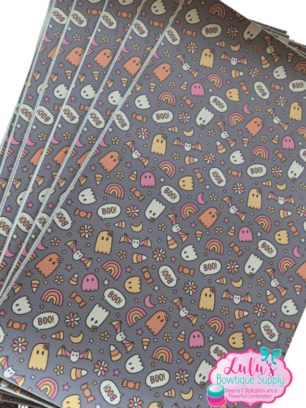 3" Double Sided Grey Halloween - Image 2
