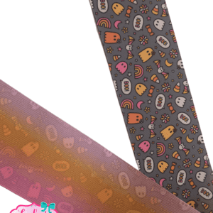 3" Double Sided Grey Halloween