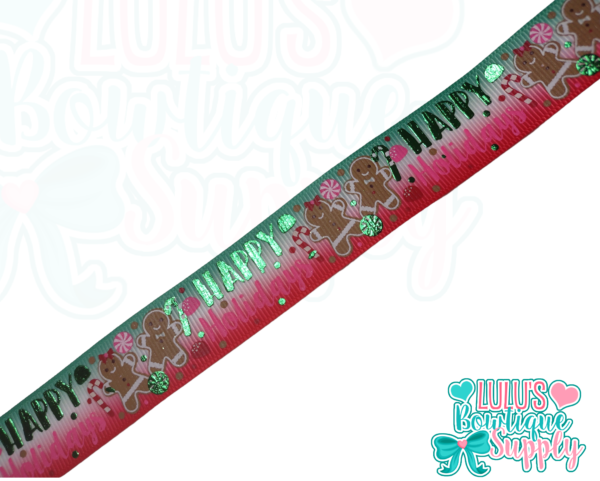 7/8 Happy Holidays Custom Ombre - Image 3