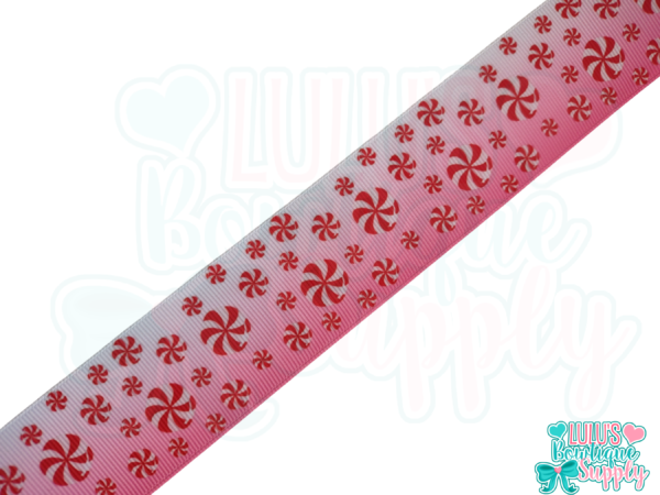 1.5" pink peppermints Double Sided - Image 2