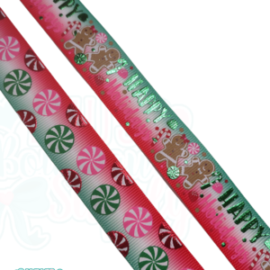 7/8 Happy Holidays Custom Ombre